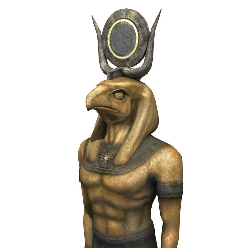  Horus  statue 3D  model  TurboSquid 1211406