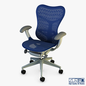 mirra 2 chair herman miller 3D model