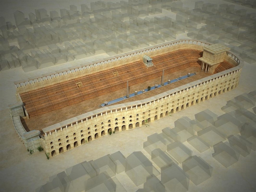 Circus maximus arena hippodrome 3D model TurboSquid 1211683