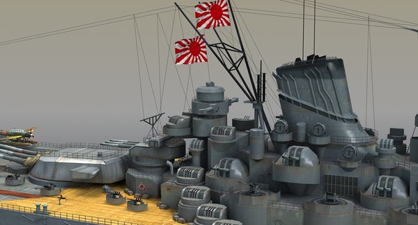 3D Ijn Musashi - TurboSquid 1211784