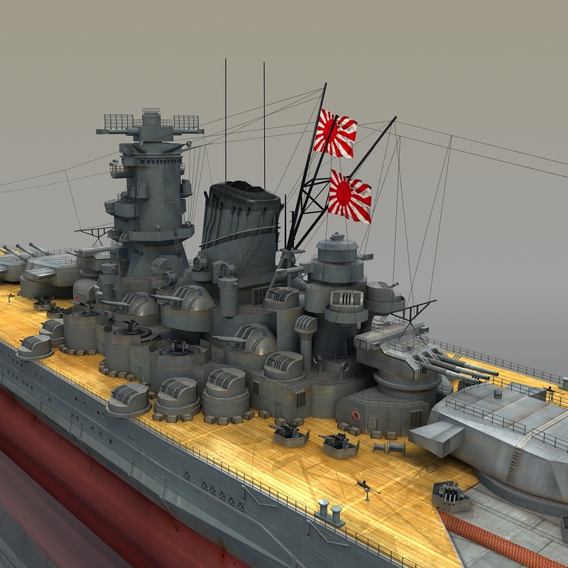 3D ijn musashi - TurboSquid 1211784