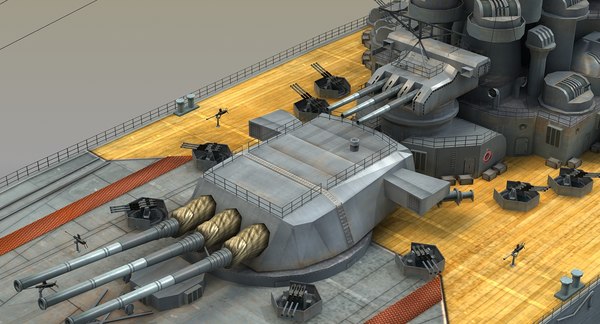 3D Ijn Musashi - TurboSquid 1211784