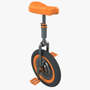 unicycle 3D model