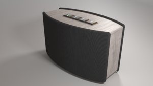 3D model bluetooth wifi speaker
