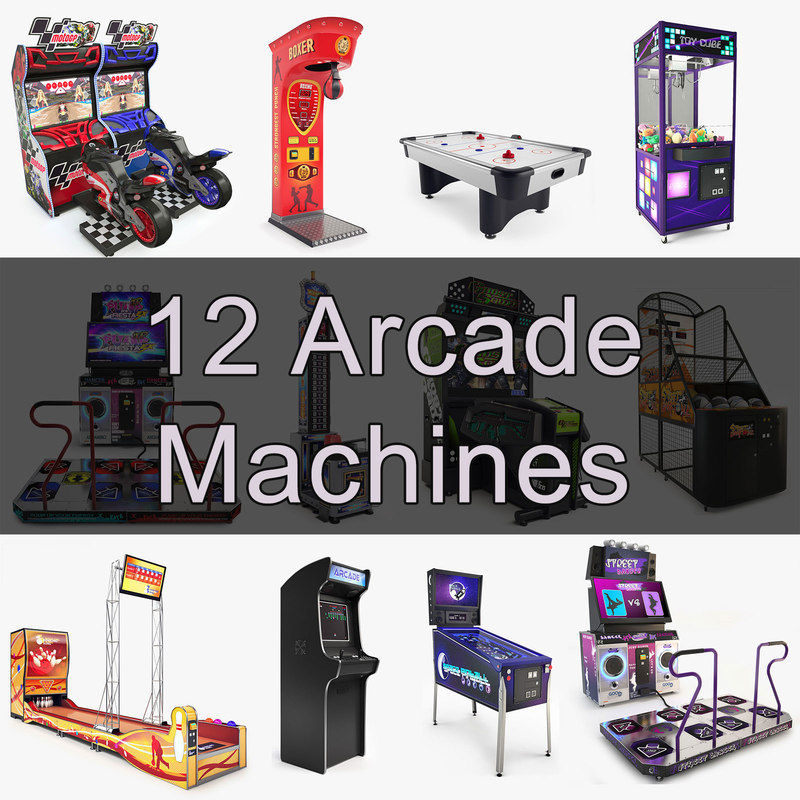 12 arcade machines model - TurboSquid 1212116