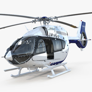 3D model light utility helicopter eurocopter