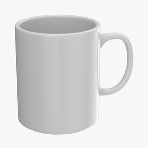 3D model promotional coffee mug mockup