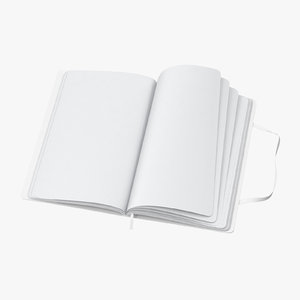 moleskine sketchbook book 3D