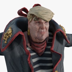 3D model donald trump
