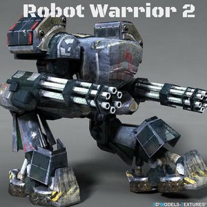 robot warrior 2 3D model
