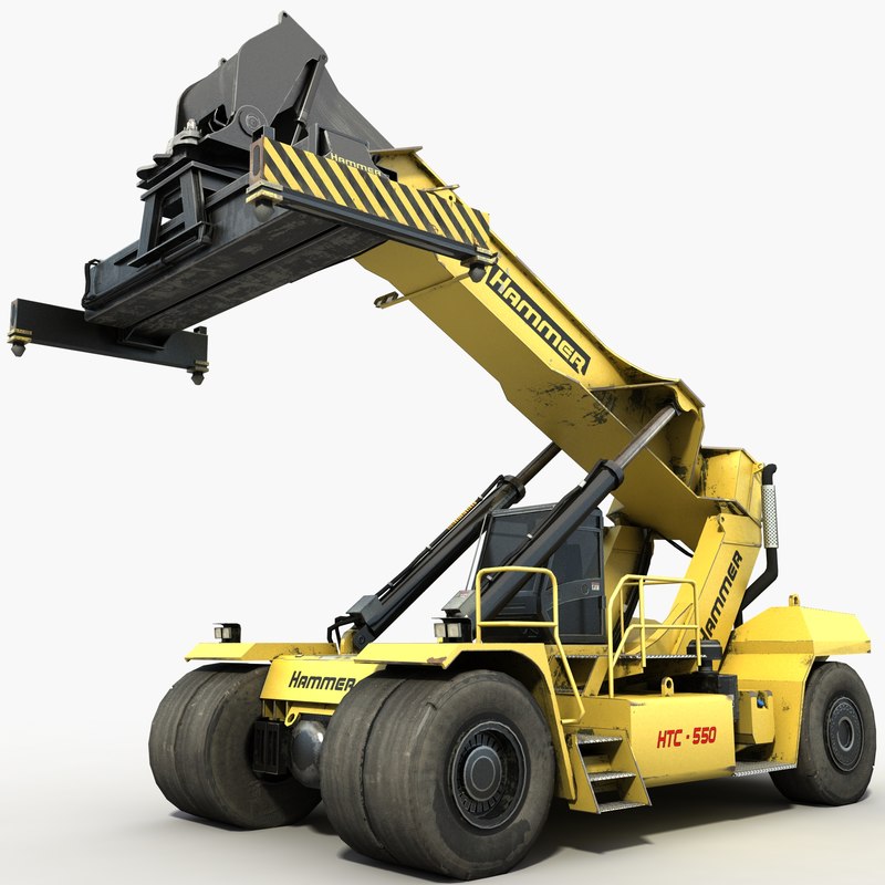 3D heavy forklift - TurboSquid 1212278