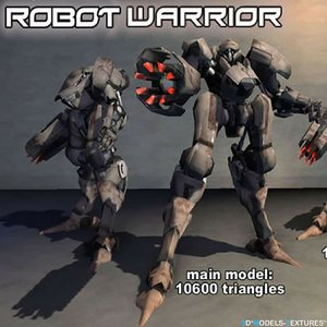 robot warrior 3D model
