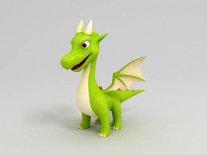 3D dragon cartoon