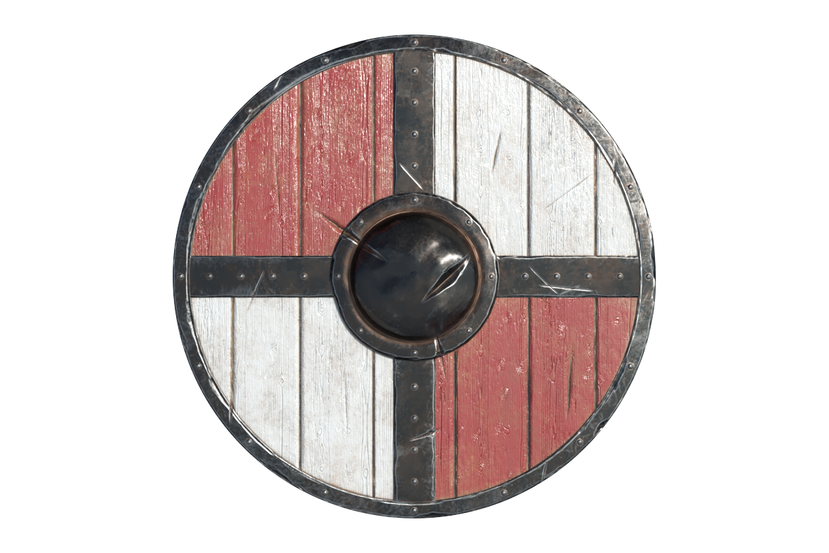 Medieval Viking Shield 3d Model Turbosquid 1212328