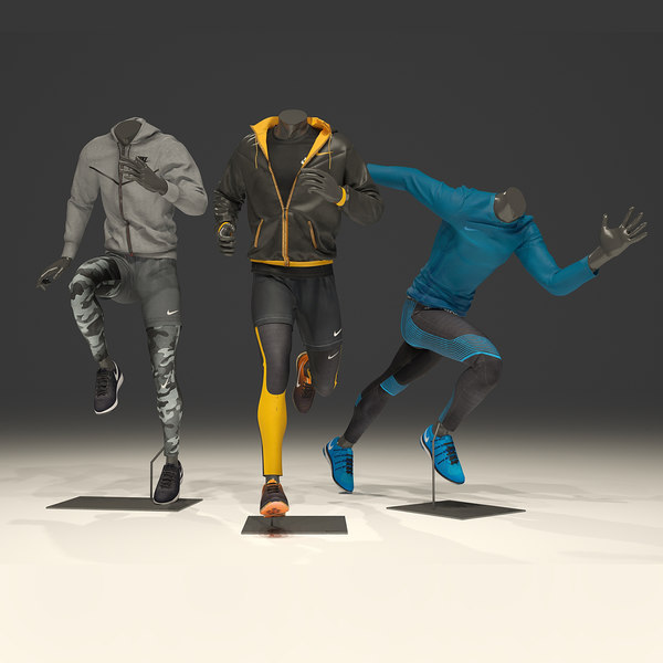 man mannequin nike pack 3 3D