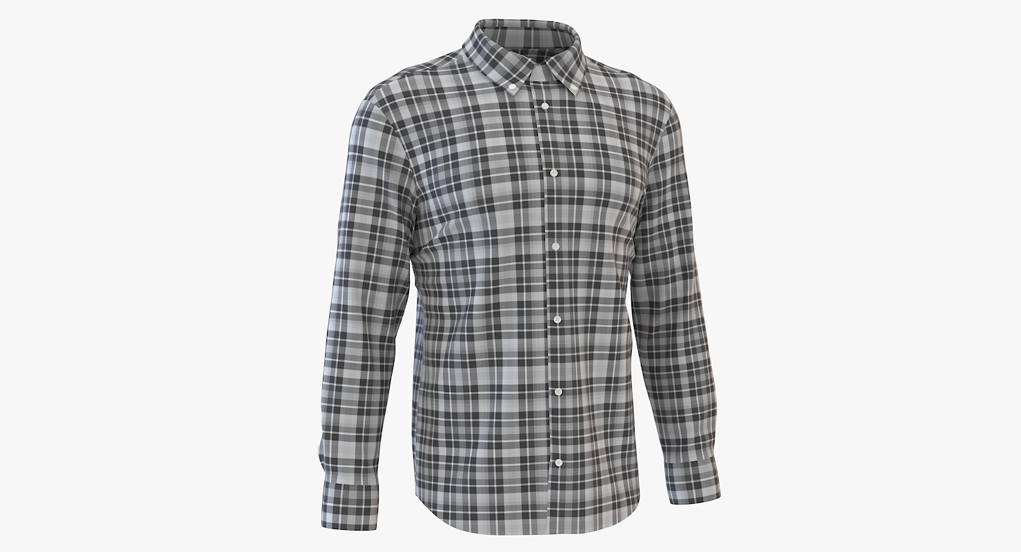 3D Mens Shirt TurboSquid 1212531   3D Mens Shirt D 