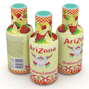 3D arizona beverage bottle