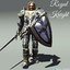 3D royal knight model