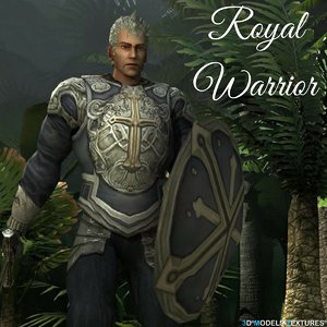 3D royal warrior