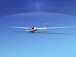 dg-200 sailplane 3D model