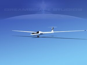 dg-200 sailplane 3D model