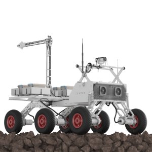 3D rover planet