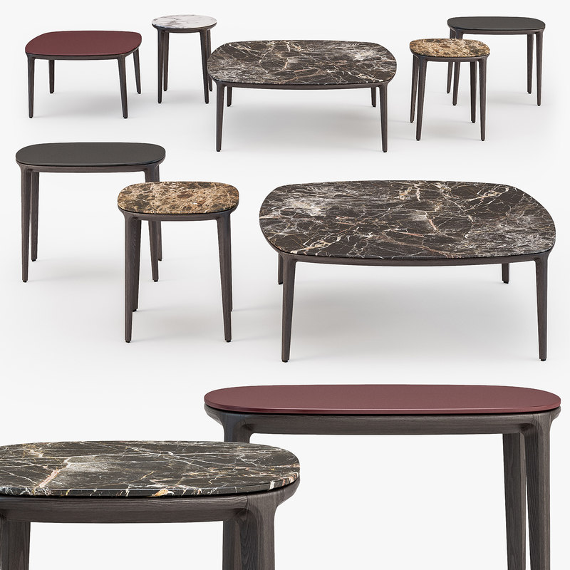 3d Henry Coffee Tables Set Turbosquid 1212774 3d Henry Coffee Tables Set