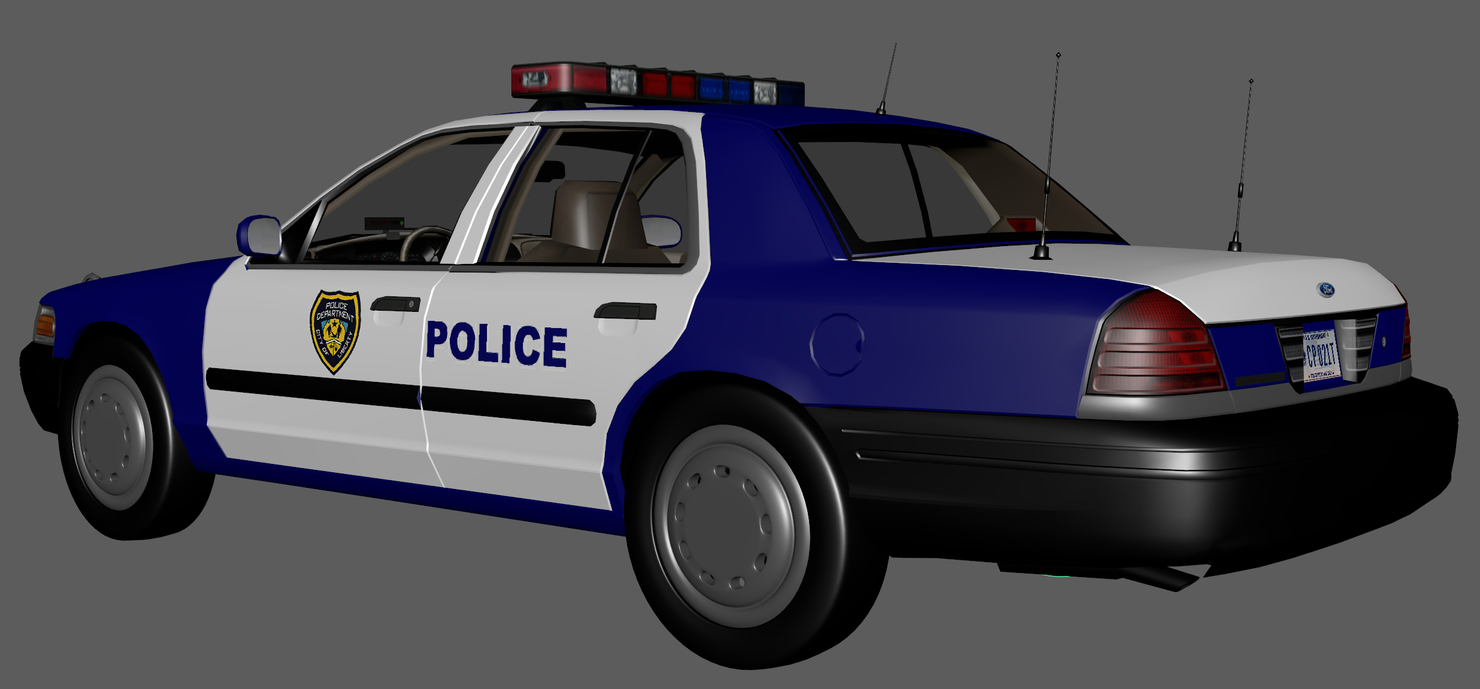 Police car 3D model - TurboSquid 1212818