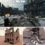 3D houses ruins