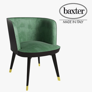 baxter colette little armchair 3D model