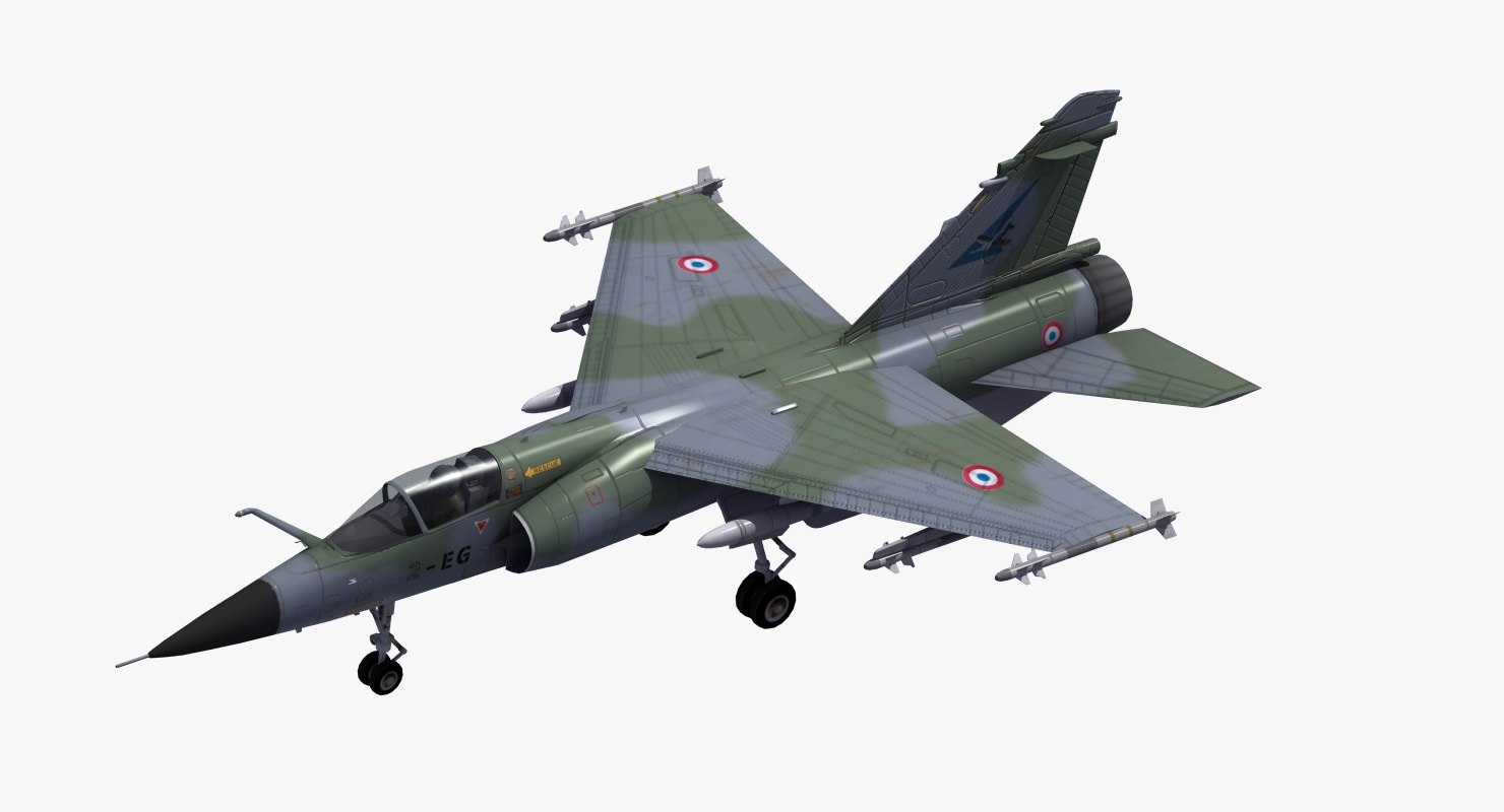 3d model fighter jet sketchup 3D TurboSquid jet Mirage 1212962  f1c model fighter