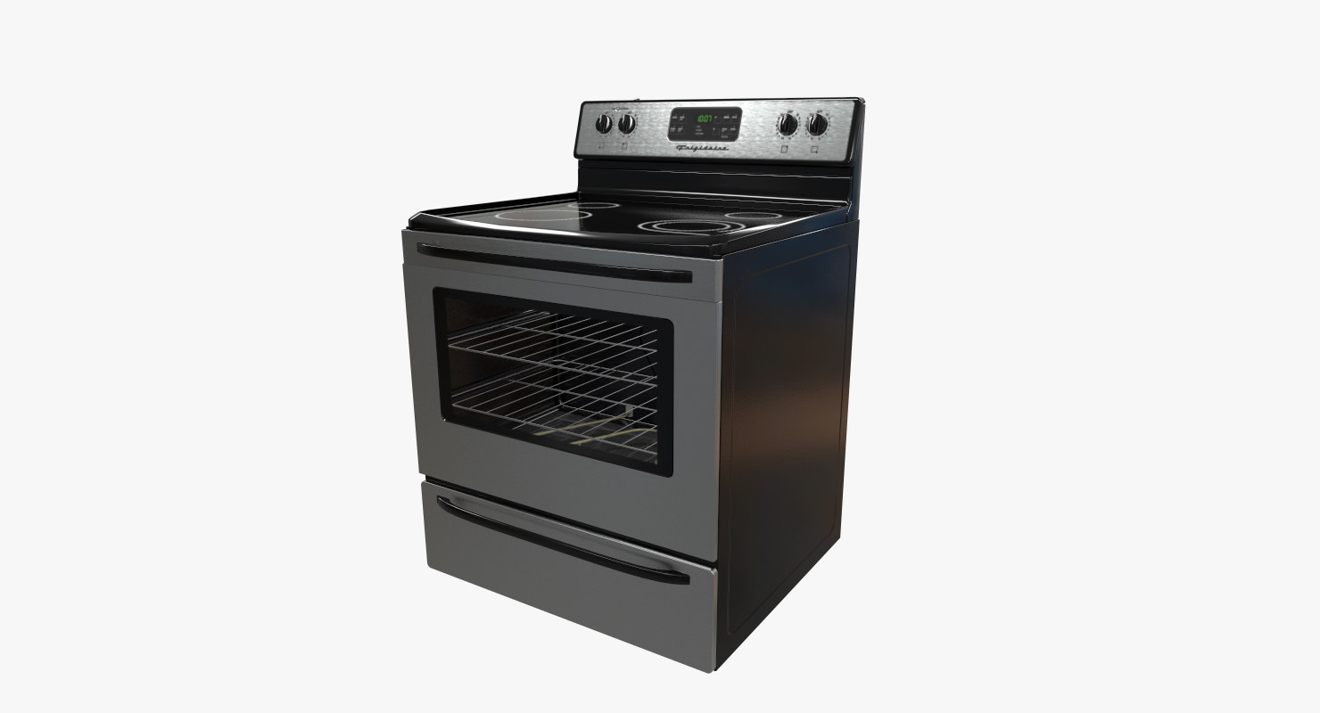 Frigidaire stove 3D model TurboSquid 1212972
