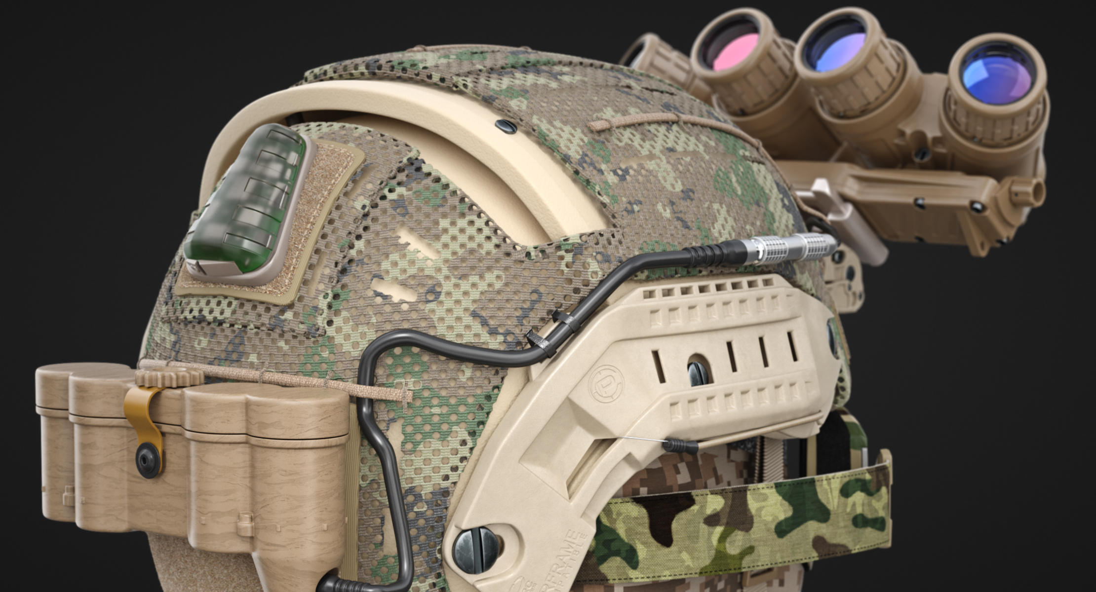 Helmet night vision goggle 3D model TurboSquid 1212996