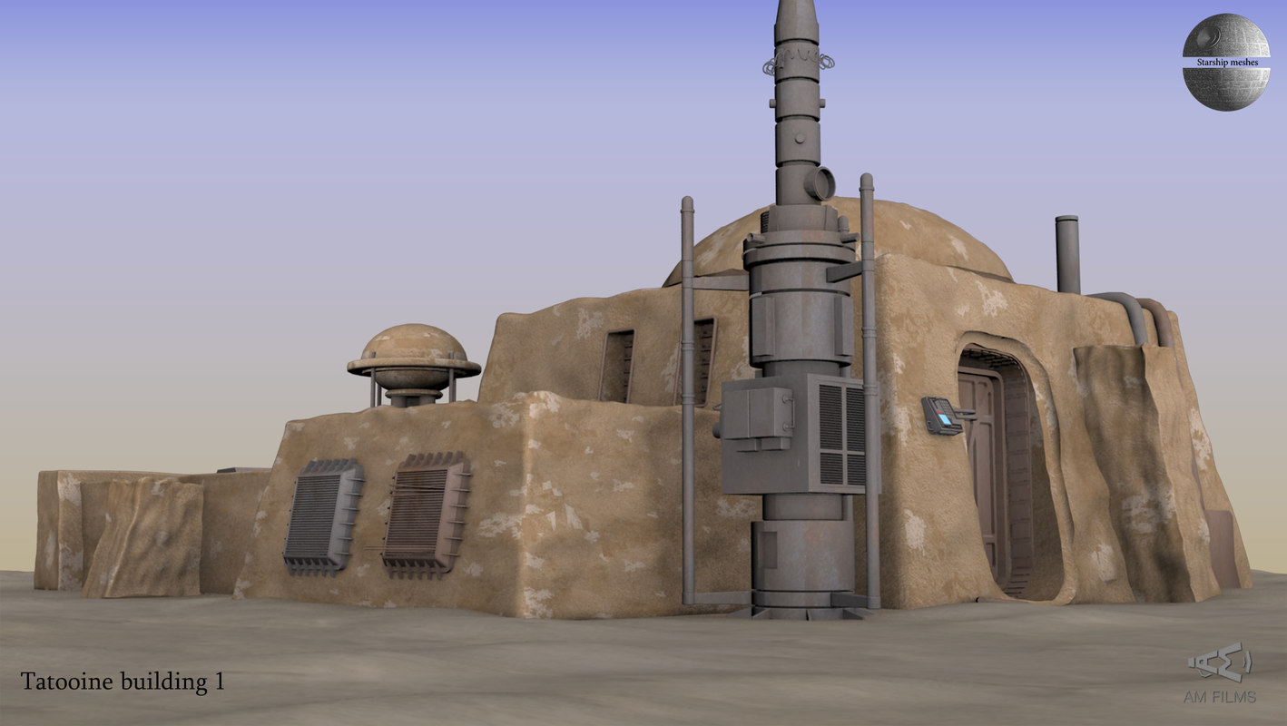 Tatooine House 3D Model TurboSquid 1213107