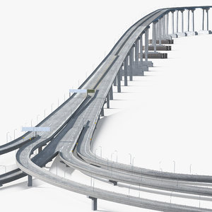 3D coronado bay bridge model