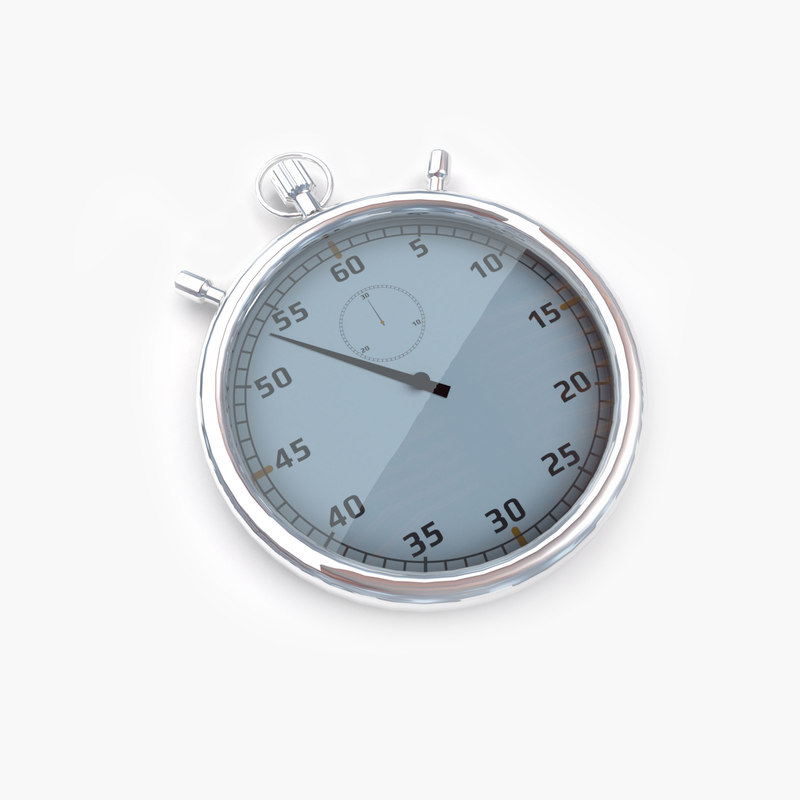 3D stopwatch animation TurboSquid 1213216