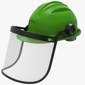 construction helmet visor 3D