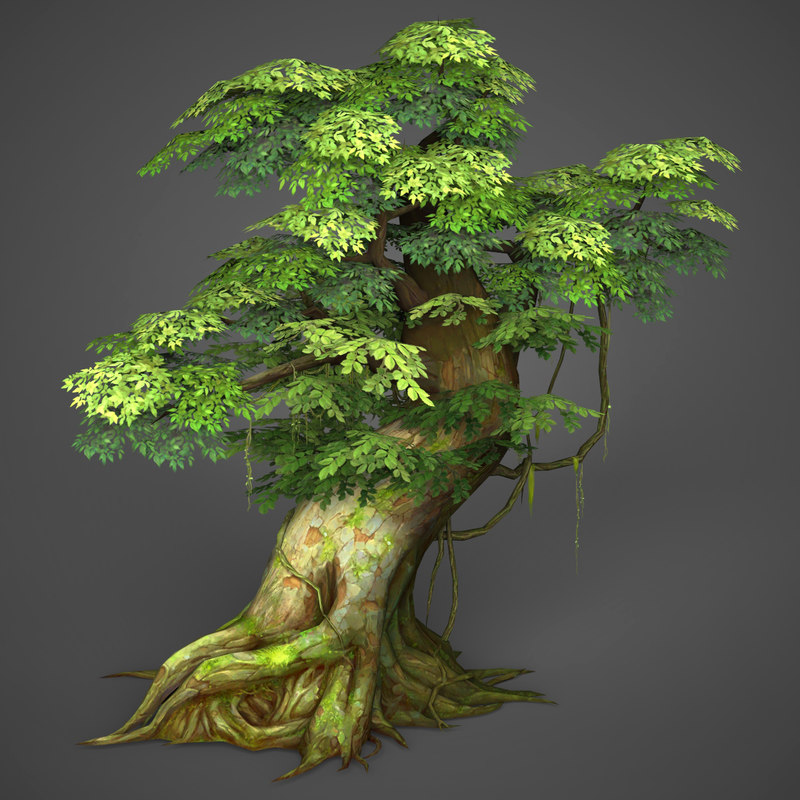 Ready realistic tree games 3D model - TurboSquid 1213331