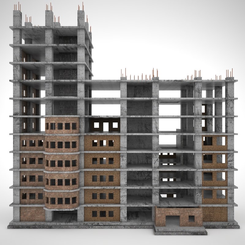 Construction building 3D - TurboSquid 1213372