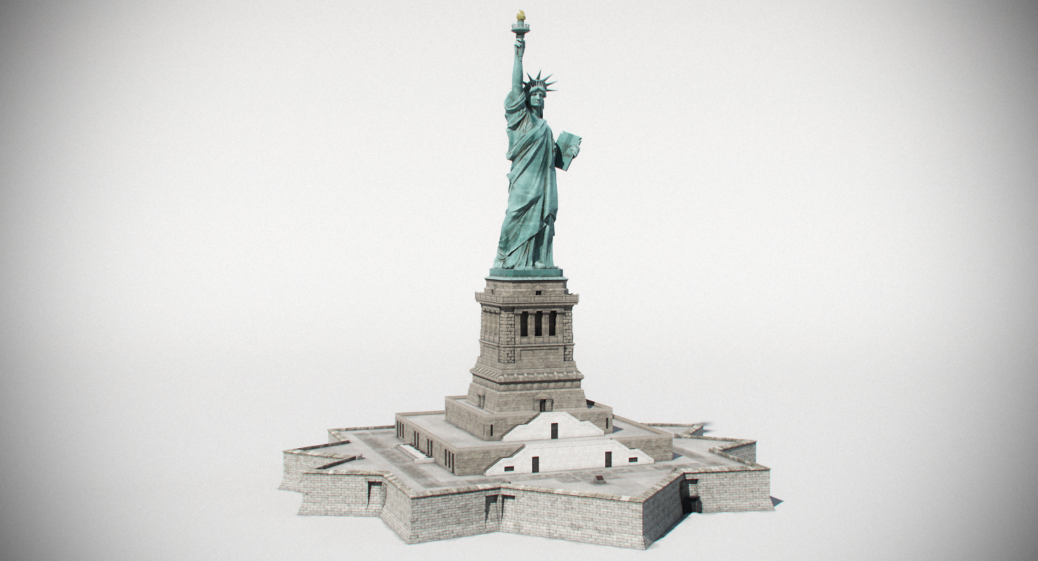 Статуя свободы 3. Statue of Liberty 3d. Постамент статуи свободы. Статуя свободы 3d model. Статуя свободы изометрия.