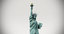 3D statue liberty model