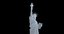 3D statue liberty model