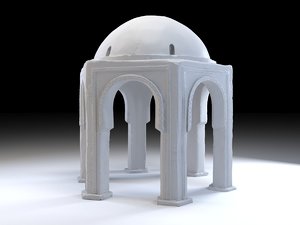 eastern construction tomb 3D