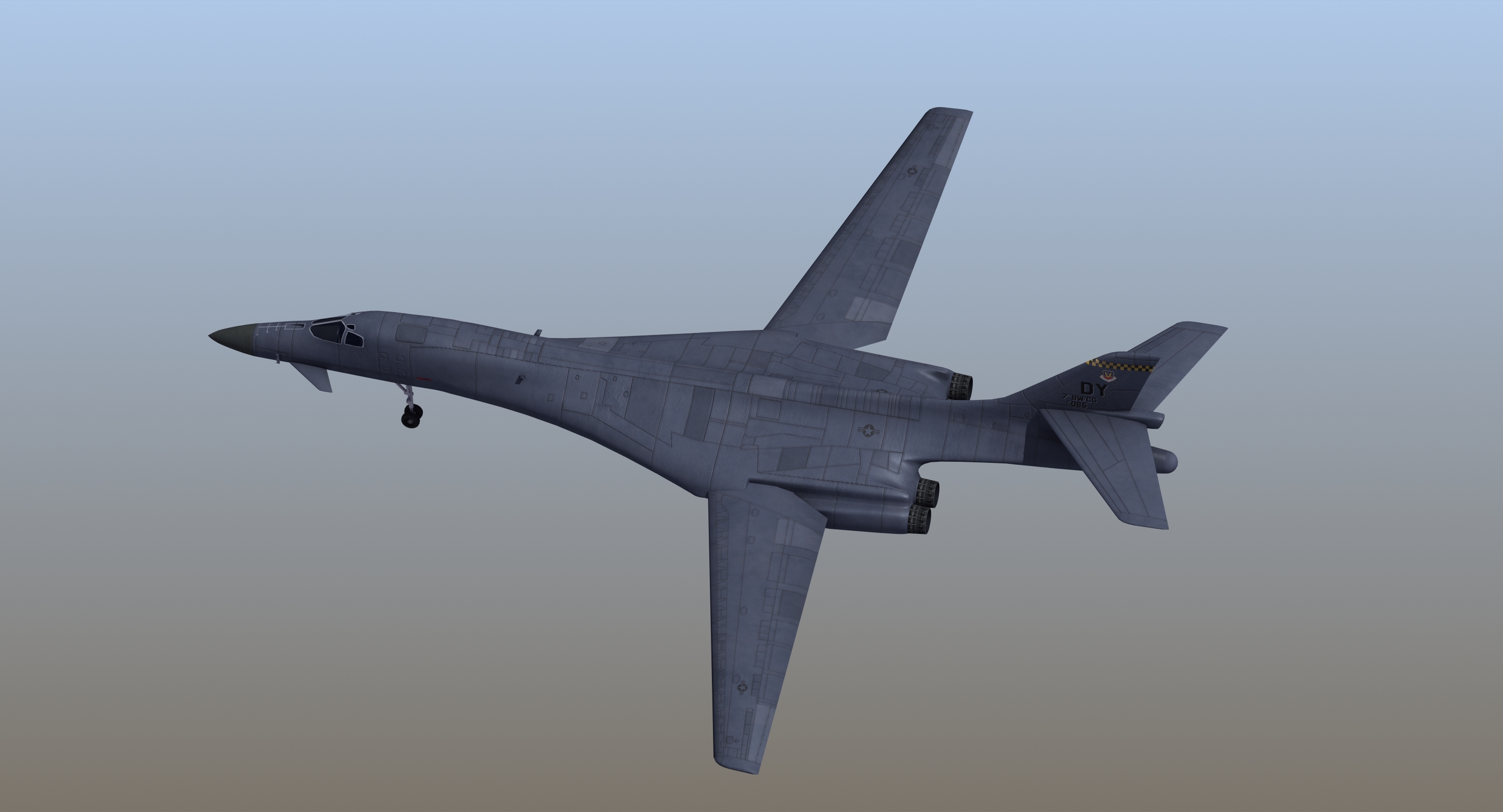 3D Model B1b Lancer Bomber - TurboSquid 1213509