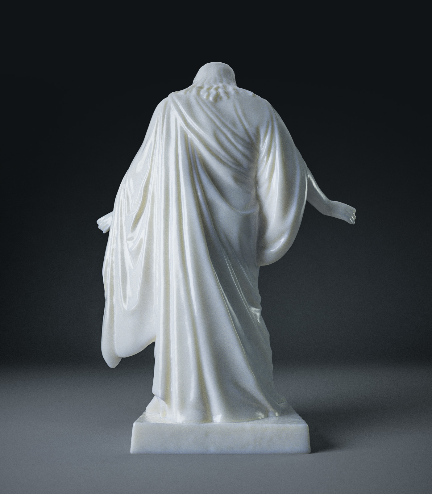 3d model statue of jesus christ