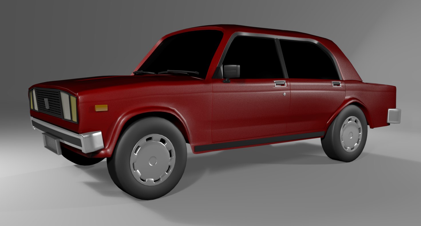 Ваз 2107 3d model