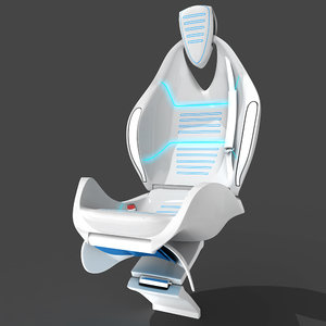 innovative folding seat 3D model