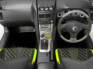 3D interior sports car model