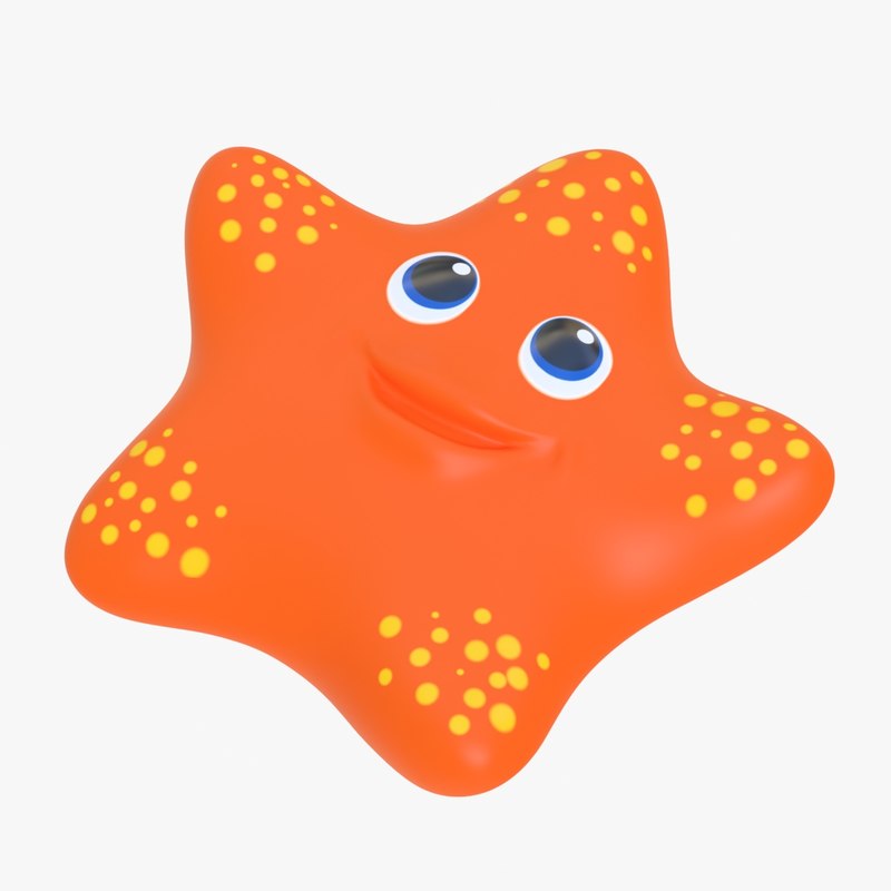 3D rubber star 01 1 model - TurboSquid 1213798