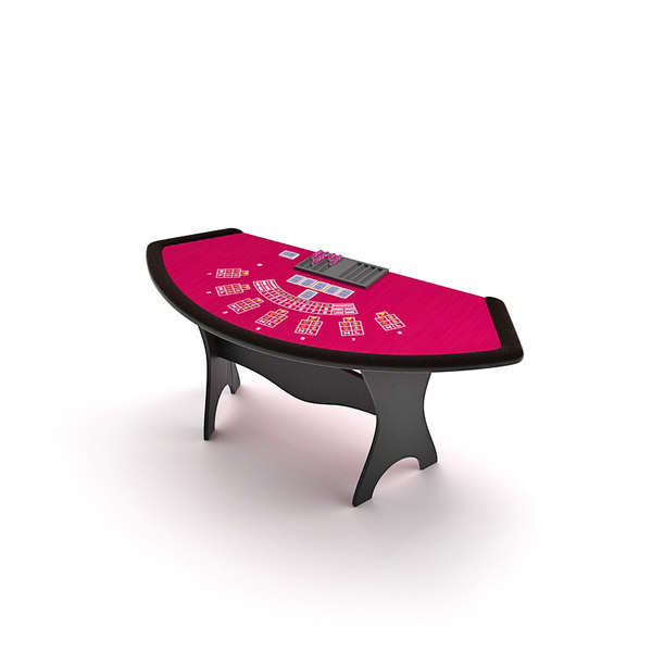 table poker 3D model